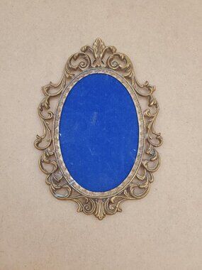 19th Century Victorian birds Gilt Brass Bronze Frame - without glass